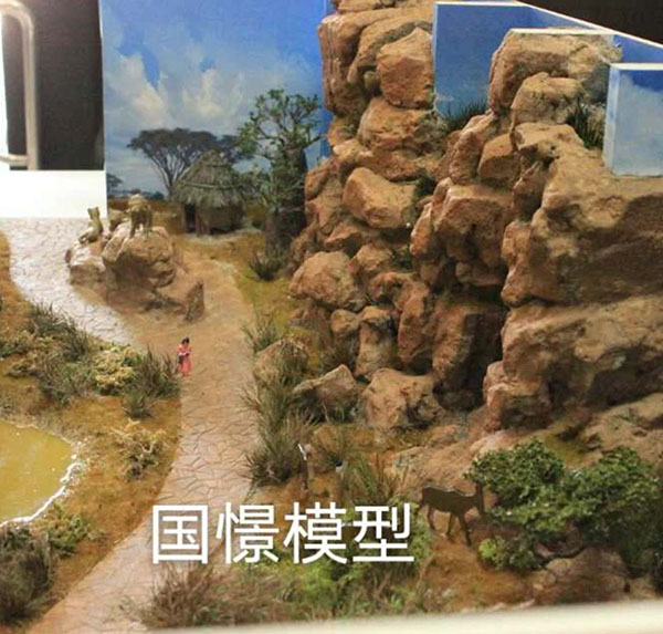 胡杨河市场景模型