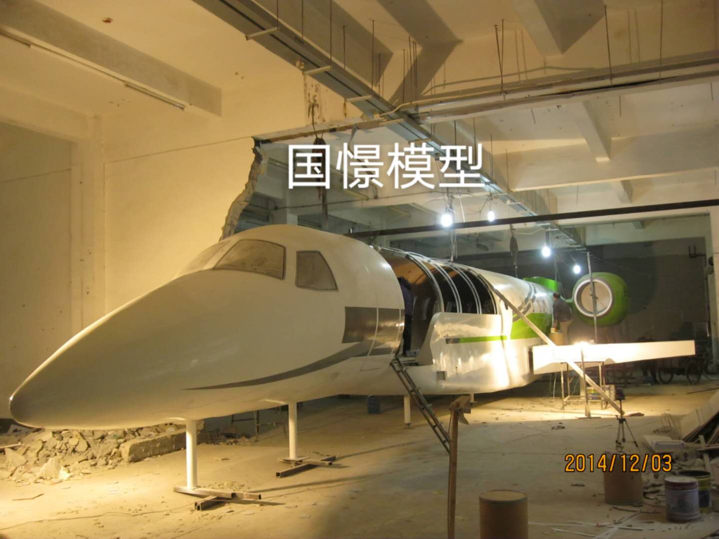 胡杨河市大型仿真模型道具