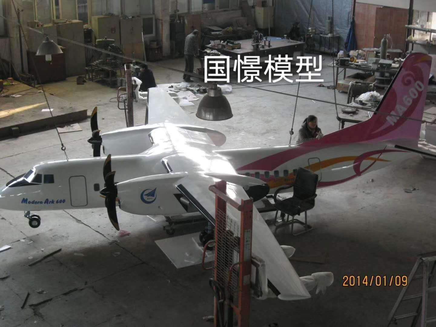 胡杨河市飞机模型
