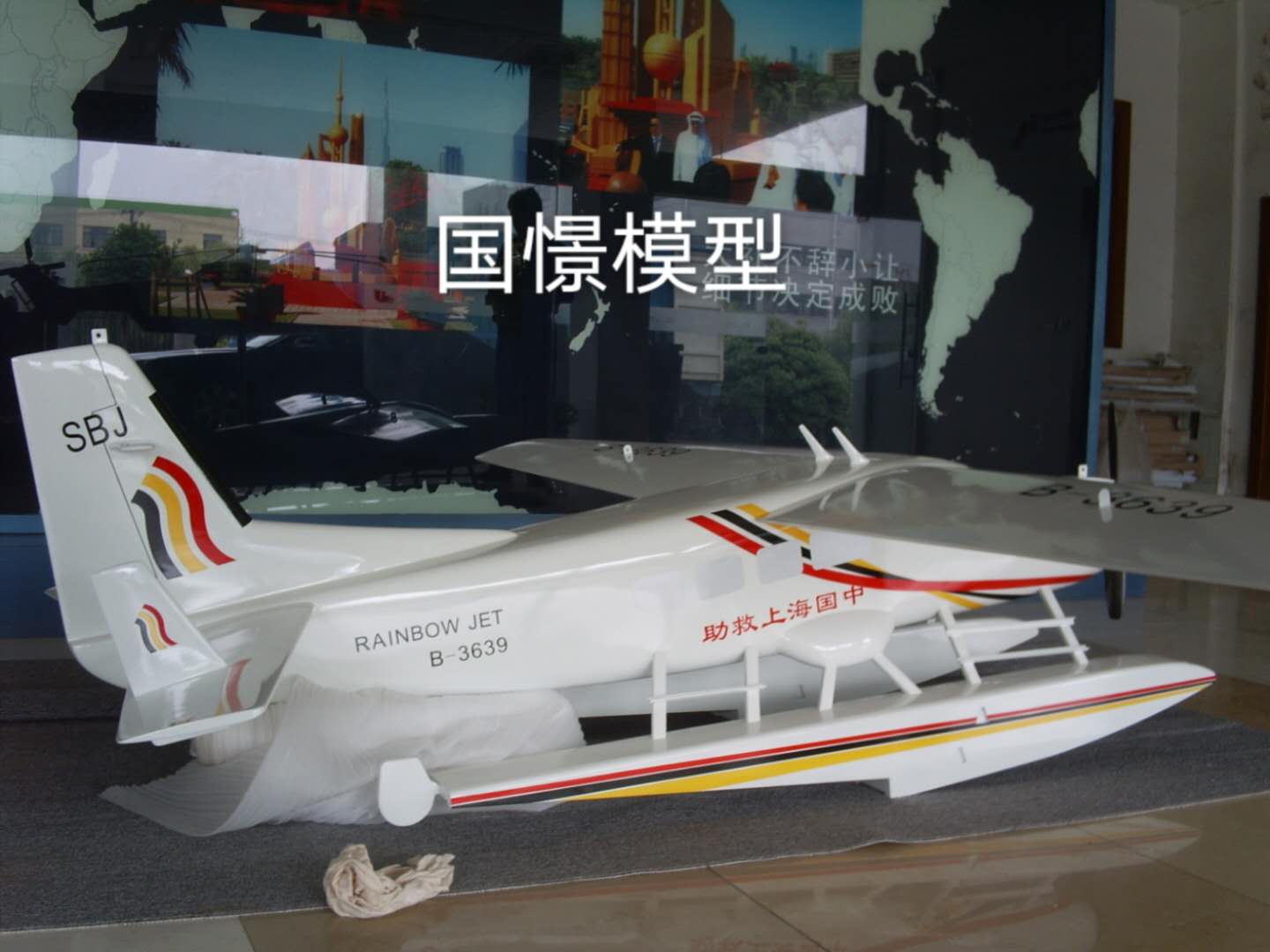 胡杨河市飞机模型