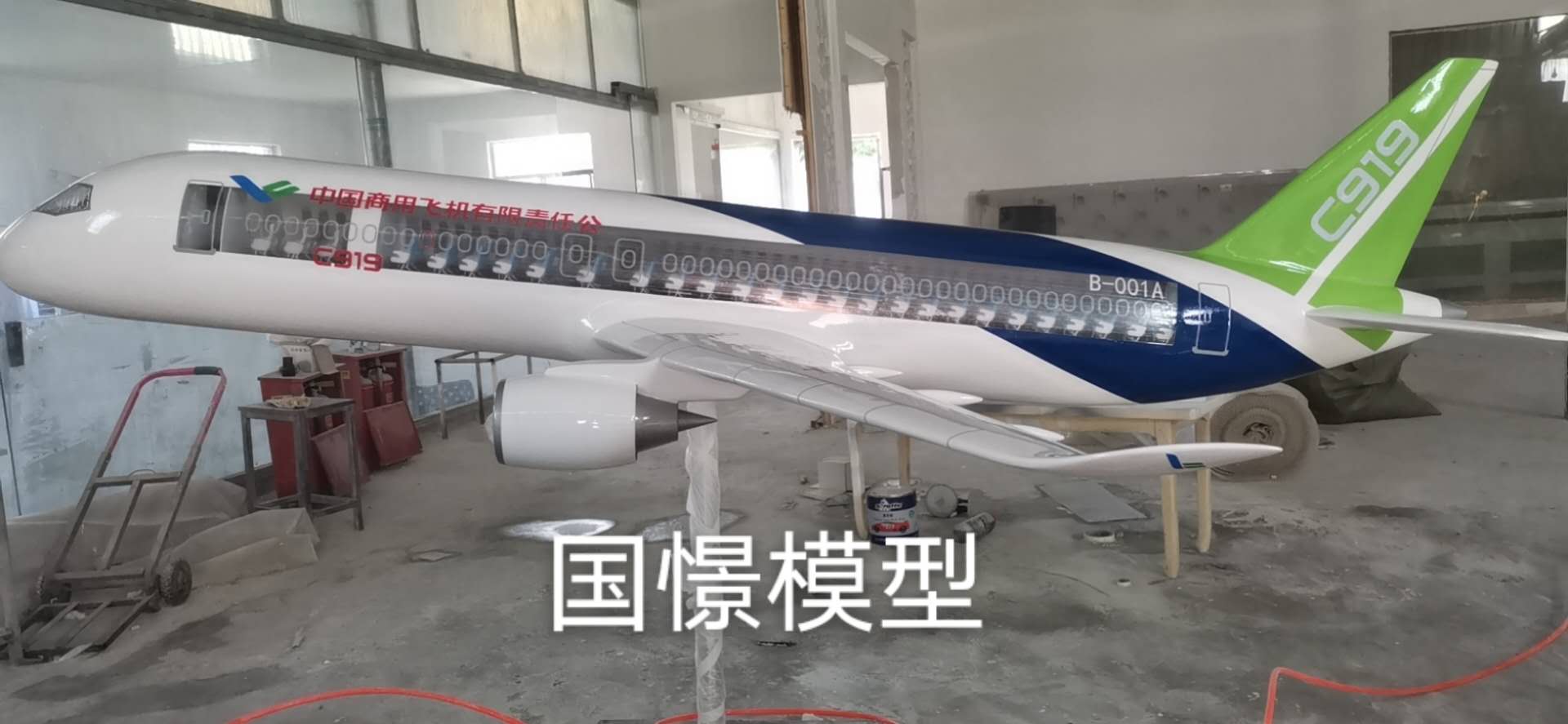 胡杨河市飞机模型