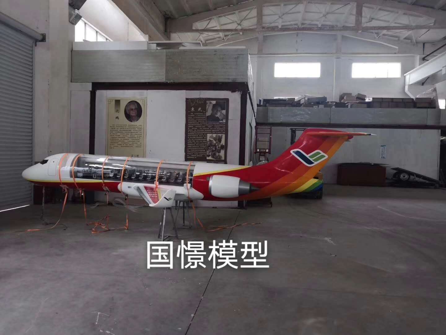 胡杨河市飞机模型