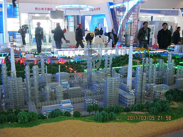 胡杨河市工业模型