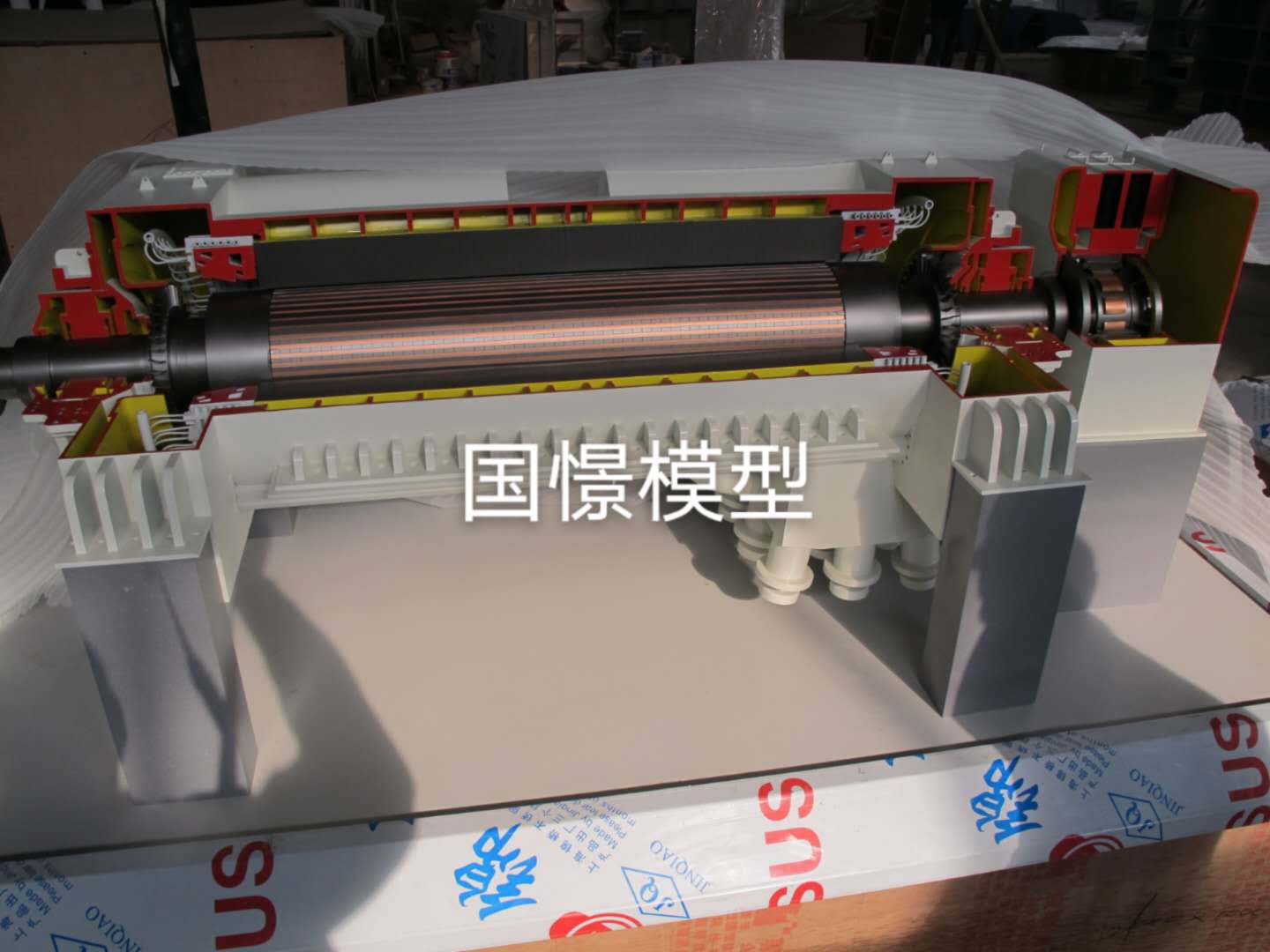 胡杨河市机械模型