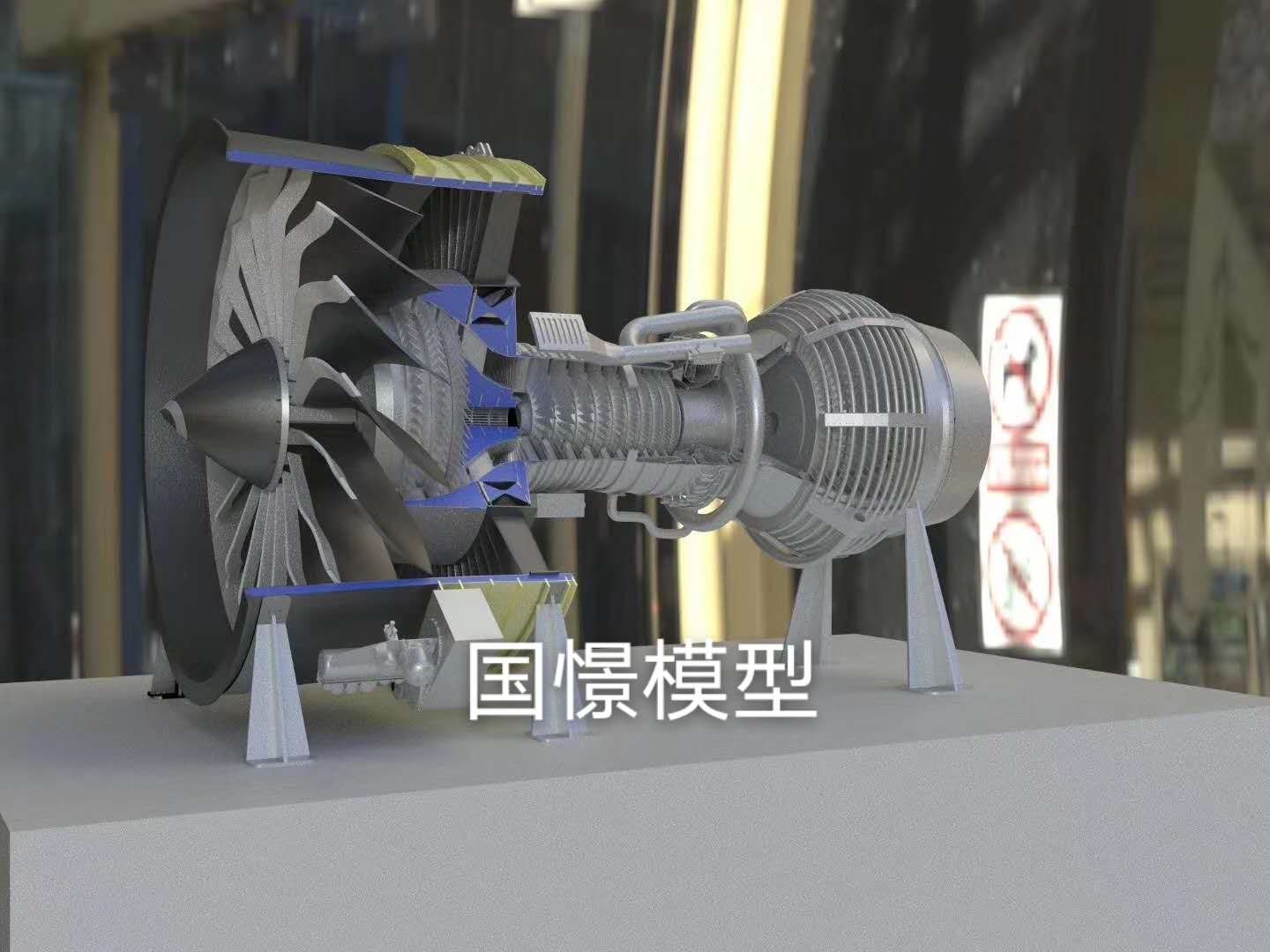 胡杨河市机械模型