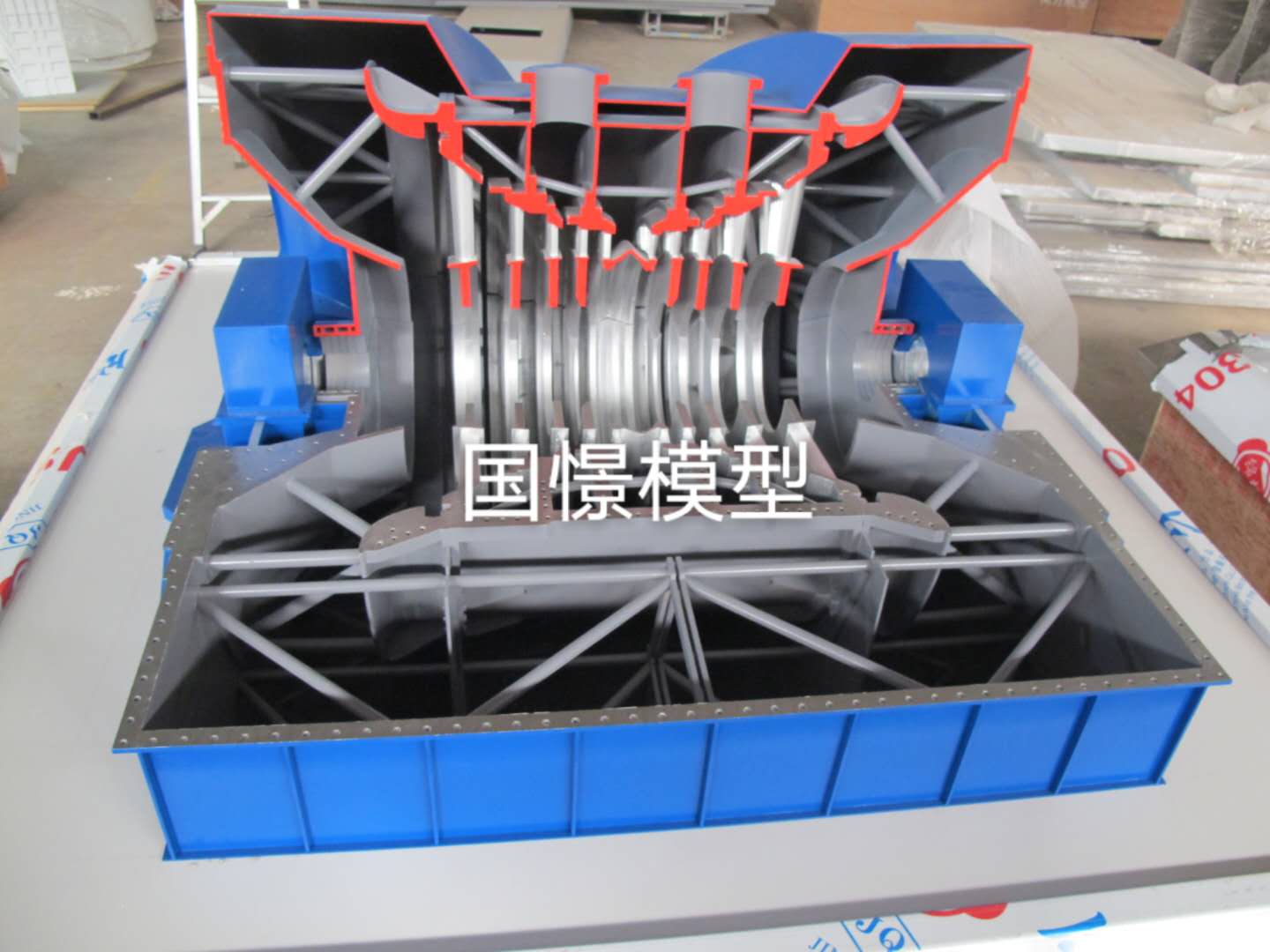 胡杨河市机械模型