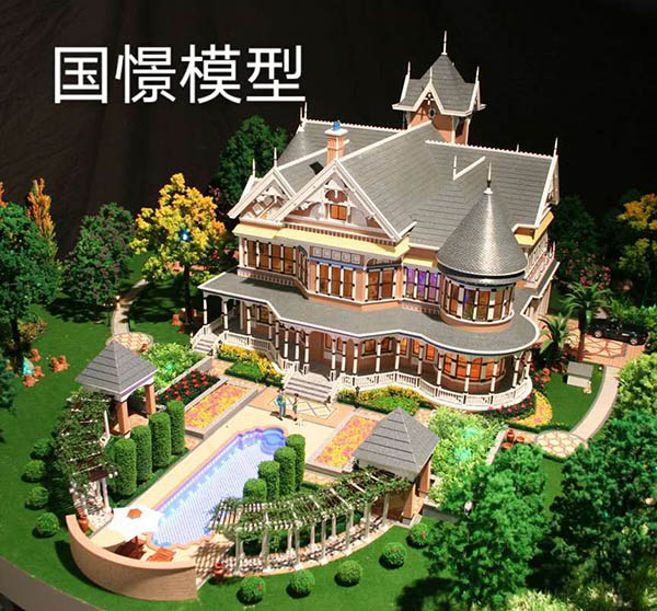 胡杨河市建筑模型