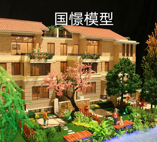 胡杨河市建筑模型