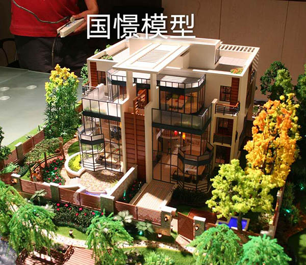 胡杨河市建筑模型