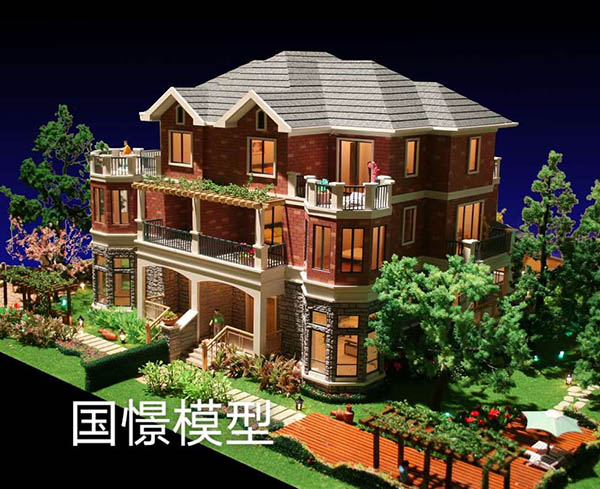 胡杨河市建筑模型