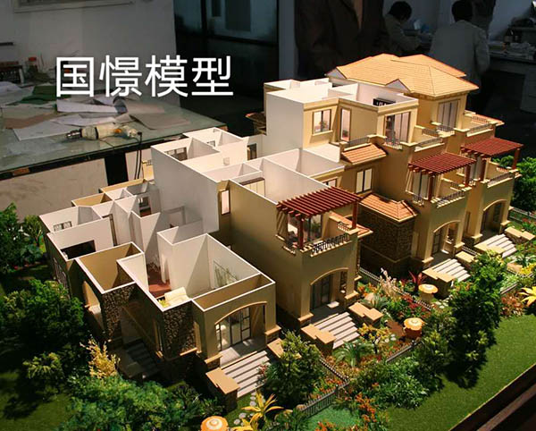 胡杨河市建筑模型