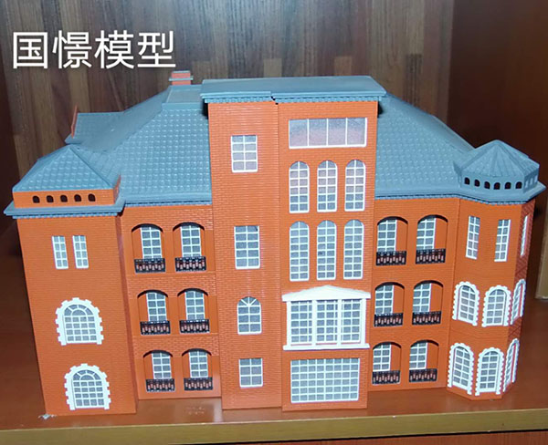 胡杨河市建筑模型