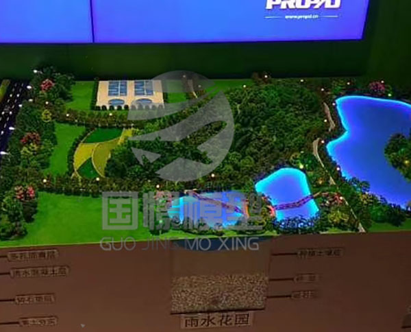 胡杨河市建筑模型