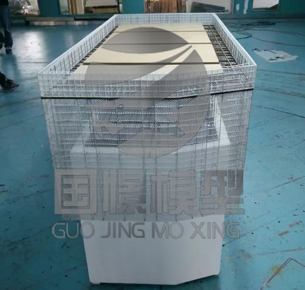 胡杨河市建筑模型