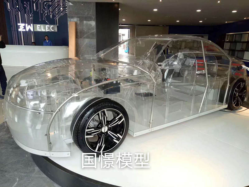 胡杨河市透明车模型