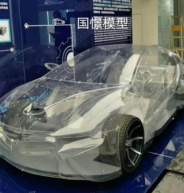 胡杨河市透明车模型