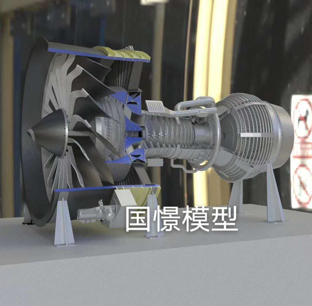 胡杨河市发动机模型