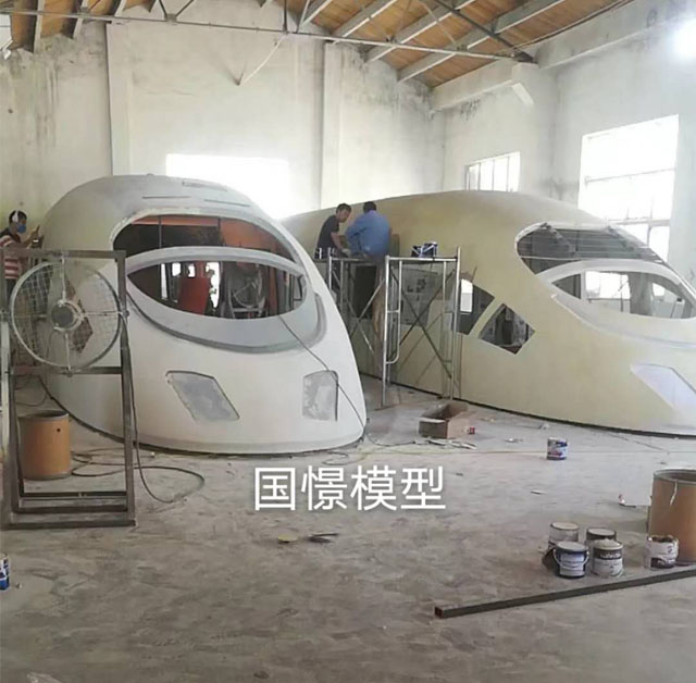 胡杨河市高铁模型