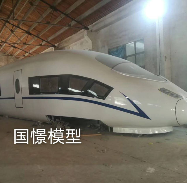 胡杨河市高铁模型