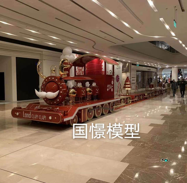 胡杨河市高铁模型