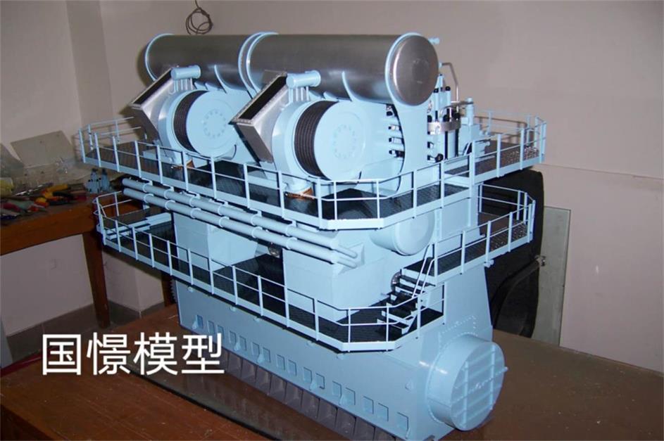 胡杨河市飞机发动机模型